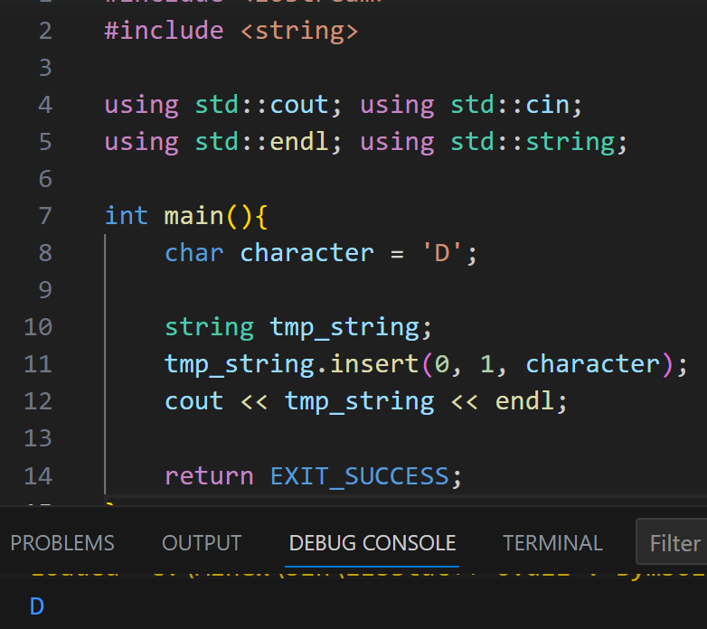 Convert Char To String Cpp